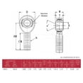 thumbnail image 2 of Hex Autoparts Chromoly Panhard Bar Kit Heim Joints 1" x 1-1/4"-12 w/ 1" Cone Spacer Bung .120, 2 of 3