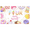 4A, variant on Colorful Candy Happy Birthday Banner Ice Cream Sweet Decorations Doughnut for Kids Birthday Party Event Celebration