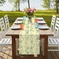 thumbnail image 4 of Table Runners 72 Inches Long Dress Scarves, Yellow Green Coastal Farmhouse Kitchen/Dining Table Runner, Coffee Tablerunners, Starfish Nautical Ocean Sea Wooden 18x72 Inch, 4 of 9