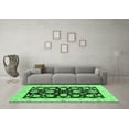 thumbnail image 3 of Ahgly Company Indoor Rectangle Oriental Emerald Green Traditional Area Rugs, 2' x 3', 3 of 4