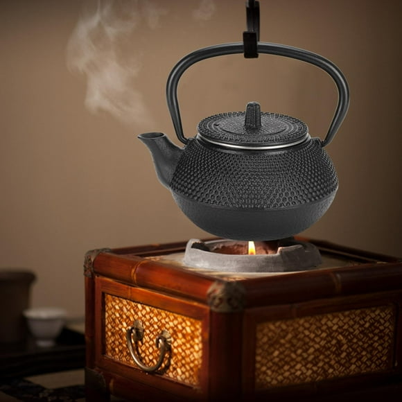 LAFGUR Teakettle, Cast Iron Teapot 0.3 L Household Kettle With Strainer Based On A Japanese Teakettle