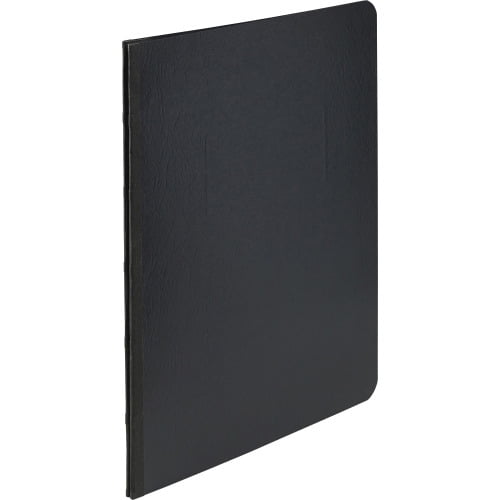 ACCO PRESSTEX Report Covers, Side Binding for Letter Size Sheets, 3 3' Folder Capacity - Letter - 8 1/2' x 11' Sheet Size - 20 pt. Folder Thickness - Tyvek, Leather - Black - Recycled - 1 / Each
