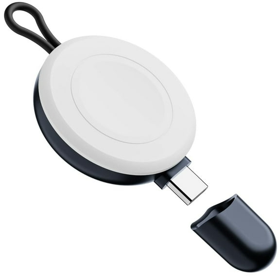 USB-C Compact Charger for Apple Watch Ultra, Wireless Magnetic Fast Charging Compatible with Apple Watch Ultra 2/Series 9/8/7/6/5/4/3/SE Travel Pod Charger