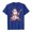 Blue, variant on Christmas Tshirts Women Short Sleeve Casual Crewneck Funny Santa Claus Playing The Guitar Graphic Tee Shirt Holiday Tops