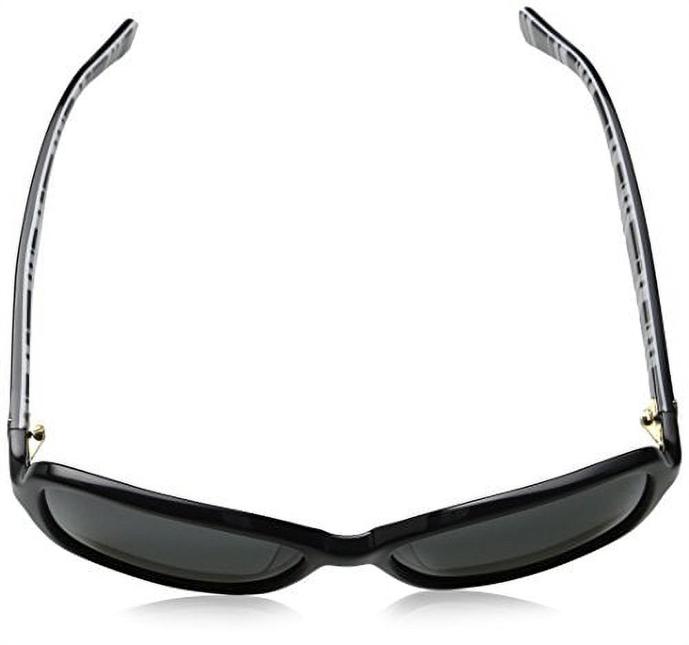 Sunglasses Kate Spade AYLEEN/P/S 0QG9 Black Ptt White / Ra Gray Polarized Lens - image 4 of 4