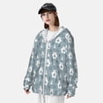 thumbnail image 3 of Gaeub bead tree winter Men's and Women's UPF 50+ Long-Sleeved Sun Protection Clothing, Fishing Shirt Long Sleeve Zip-Large, 3 of 7