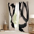 thumbnail image 3 of Castle Fairy Stripes Black Out Curtains,Black White Curtains Pack of 2 (42x63 Each), 3 of 6