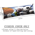 thumbnail image 3 of Sports Theme Body Pillow Cover Sport Ball Football Soccer Basektball Softball Long Pillow Case with Zipper Decorative Bedding Pillowcase Farmhouse Cushion Pillow Covers for Couch Bedroom,20"x54", 3 of 6