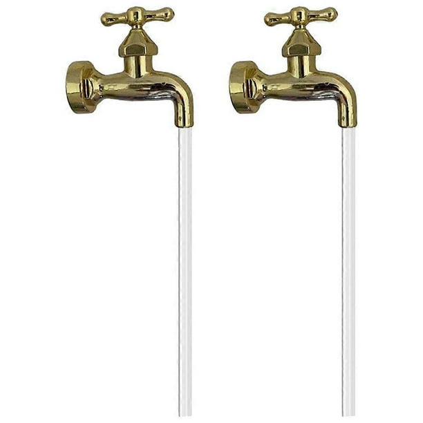 2 Sets of Courtyard Water Fountain Invisible Flowing Spout Water Fountain Faucet Courtyard Art Decor