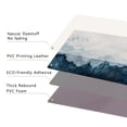 thumbnail image 2 of Kitchen Rug Blue Ink Painting Mountain Cloud and Mist You Need Help Non Slip PVC Leather Rubber Backing Cushioned Mat Runner Anti Fatigue Water Sauce proof, 2 of 10