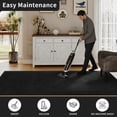 thumbnail image 6 of MIDUORUG Solid Black Runner Rug 3'×8' Non Slip Rubber Back Area Rugs for Indoor Outdoor Hallway Kitchen, 6 of 7