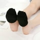 thumbnail image 5 of 5 pares de calcetines náuticos antideslizantes de algodón calcetines invisibles calcetines de boca poco profunda (negro, color piel), 5 of 6