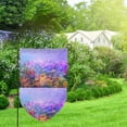 thumbnail image 4 of Sigee Colorful Purple Cosmos Flower Printed Flag12.5 * 18in Outdoor Yard Flags For Garden Decor, 4 of 9