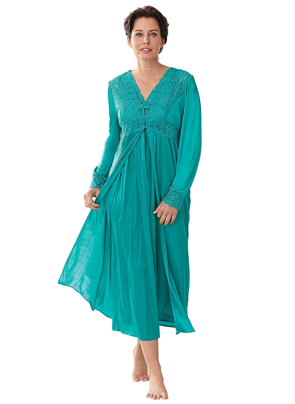 2-Pc. Robe and Nightgown Set - Walmart.com - Walmart.com