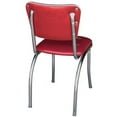 thumbnail image 3 of Chrome Chair - Royal Blue Tufted Accent Seating - Fully Assembled - 18" Seat Height, 3 of 3