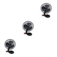 thumbnail image 2 of relayinert Car Fan Universal Fit Reliable Cooling Solution Versatile Compatibility black 3Set, 2 of 6