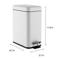 thumbnail image 3 of Mainstays Steel Step Bin 5L, 3 of 5