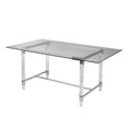 thumbnail image 1 of Samantha Dining Table, Silver, 1 of 2