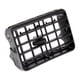 thumbnail image 2 of Rejilla de ventilación central del tablero, color negro, para aire acondicionado, para reparación de, 2 of 9