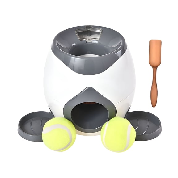 BESTSKY Automatic Dog Ball Launcher,Dog Tennis Ball Throwing Machine,Dog Thrower Launcher Tennis Ball for Interactive Play & Training,Dog Ball Thrower Launcher with Food Reward