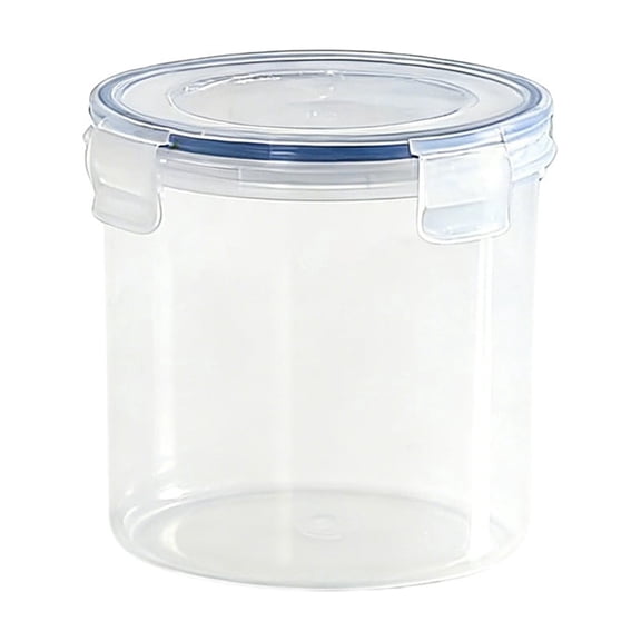 Round Oatmeal Container Multigrain Sealed Canister for Fresh Food Storage and Kitchen Organization