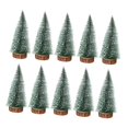 thumbnail image 4 of 10 miniárboles de artificiales, decoración navideña, adorno decorativo para hogar, de nieve y escarcha para repisa de chimenea y sala 15 centímetros, 4 of 8