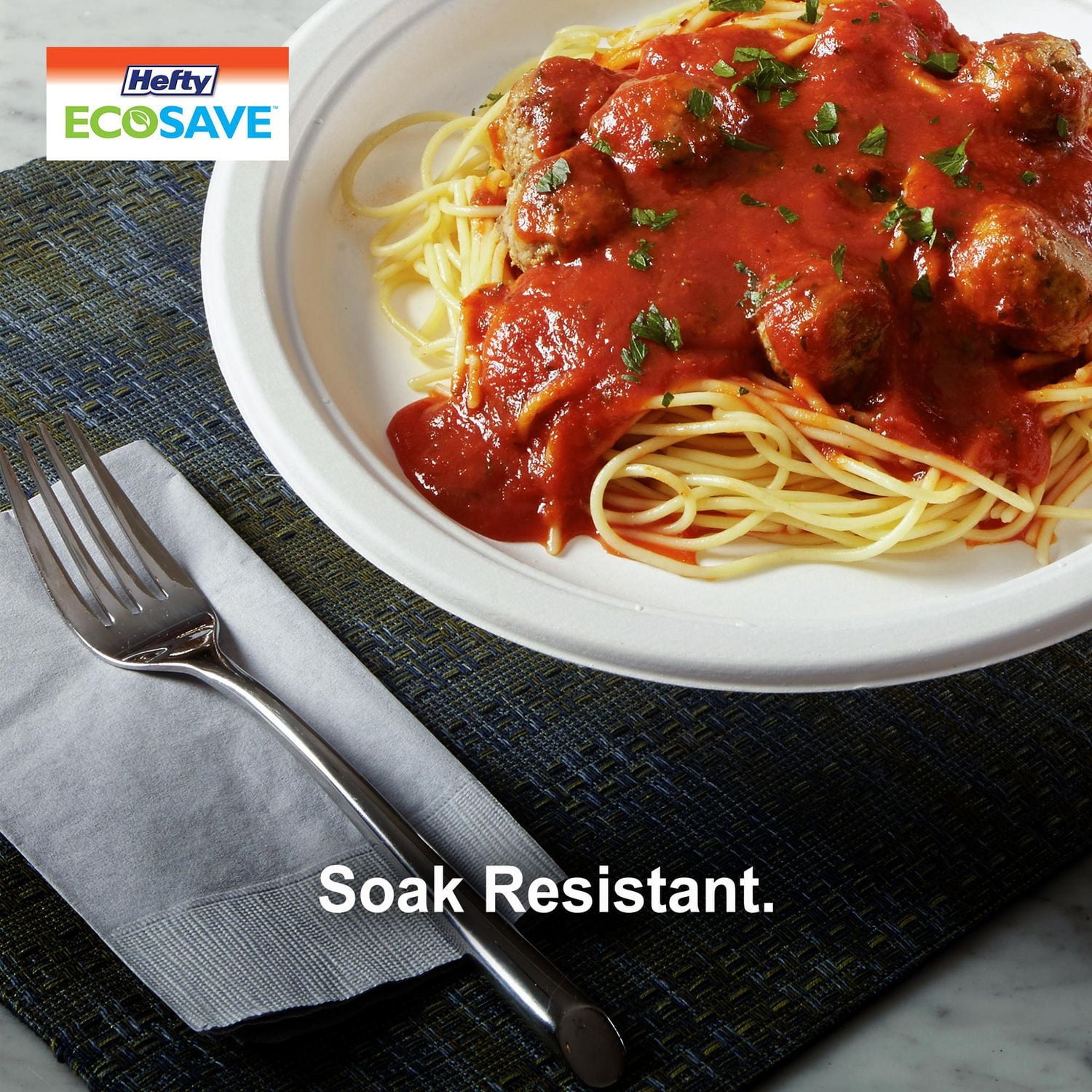 Hefty ECOSAVE 10" Dinner plates 20-count, Hefty ECOSAVE 10" Dinner plates 20-ct