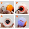 thumbnail image 3 of LaRoo LED Dog Ball, Dog Toys Silicon Glowing LED Dog Ball with USB Rechargeable Glow in The Dark Dog Ball Teeth Cleaner Training Ball(White), 3 of 5
