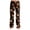 Black, variant on Women's Holiday Pajama Bottoms Relaxed-Fit Sleep Pants Playful Jack-O-Lantern and Friendly Ghost Prints Cozy Autumn Loungewear Apparel
