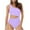 Purple-06, variant on Lopeceal Women's One Piece Bathing Suit One Shoulder Swimsuit Sexy Cutout Monokini Tummy Control Swimwear