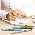 thumbnail image 4 of Soft Grip Retractable Pens Medium Point Ballpoint Black Ink for Long Writing Sessions Office Home Daily Use, 4 of 4