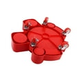 thumbnail image 2 of Rolling Bucket Wash Bucket Insert Support up to 250lbs Bucket Durable Multi Holder for Car Washing Detailing Inner Diameter 27.5cm Red, 2 of 7
