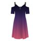 thumbnail image 2 of WILLBEST Maxi Vestidos de Mujer Moda Mujer Casual Cuello En V Manga Corta Correa Espalda Abierta Sexy Vestido con Cremallera Grande​​, 2 of 3