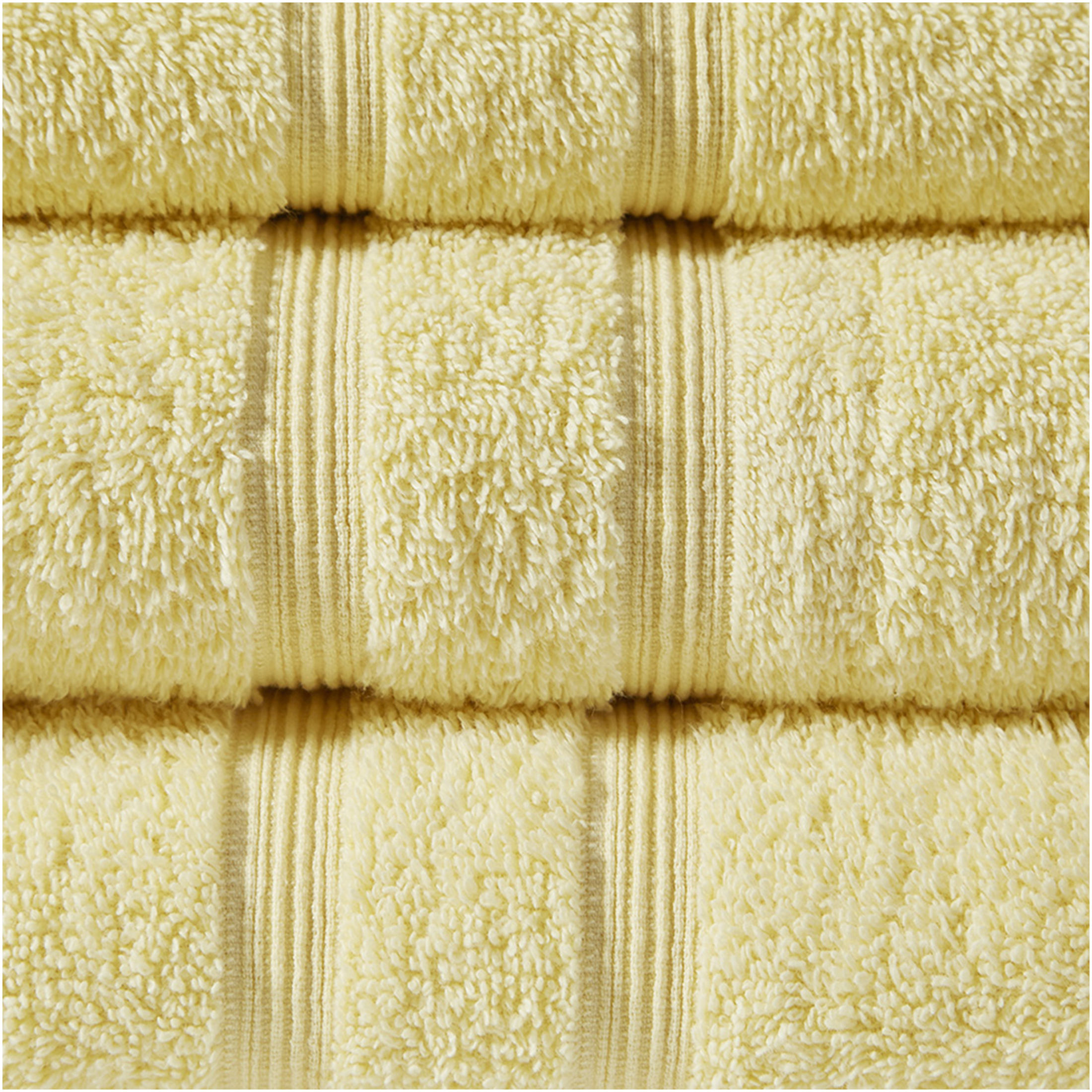 JERFIT Premium 6-Piece Turkish Cotton Bath Towel Set, Soft & Absorbent, Yellow