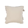 thumbnail image 5 of LR Home Elia Natural/Black Striped Cotton Fringed Adult Decorative Throw Pillow Cover, 5 of 8