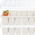 thumbnail image 6 of 1/2 Cup Silicone Freezer Molds with Lid, 2-Pack Silicone Freezer Trays for Soup, Sauce & Broth – Meal Prep Containers, Large Ice Cube Tray, Oven & Dishwasher Safe, 6 of 6