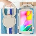 thumbnail image 4 of Galaxy Tab A 8.0 Case for Kids, Heavy Duty Hybrid Shockproof Stand Anti Scratch Rotating Kickstand Protection Case with Hand Shoulder Strap Case for Galaxy Tab A 8.0 inch 2019 SM-T290/T295/T297, 4 of 7