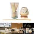 thumbnail image 4 of batidor de matcha,Matcha Set batidor y utensilios para hacer cuencos,Batidor Matcha Batidor de bambú hecho a mano,Juego de batidor Matcha japonés taza de matcha,Cuchara de té tradicional, 4 of 8