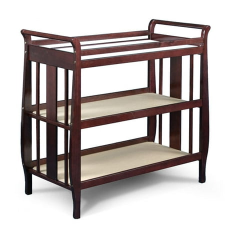 Storkcraft Sleigh Changing Table, Cherry