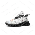 thumbnail image 1 of Zapatillas deportivas planas con diseño de dentista y dientes, para hombre y mujer, de alta calidad, con cordones y malla, hechas a medida., 1 of 6