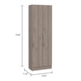 thumbnail image 6 of High Double Door Storage Cabinet | Works Well in Various Home Rooms | Melamine - Filled Particle Board | Simplifies Item Search, 6 of 7
