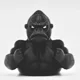 thumbnail image 4 of - Mighty Gorilla Duck Figurine - Collectible Black Duck - Muscle Ape Duck for Cruise Ducks Hiding, Desk Decor - Novelty Duck Gift for Home, Office, Car - 3D Printed, 4 of 4