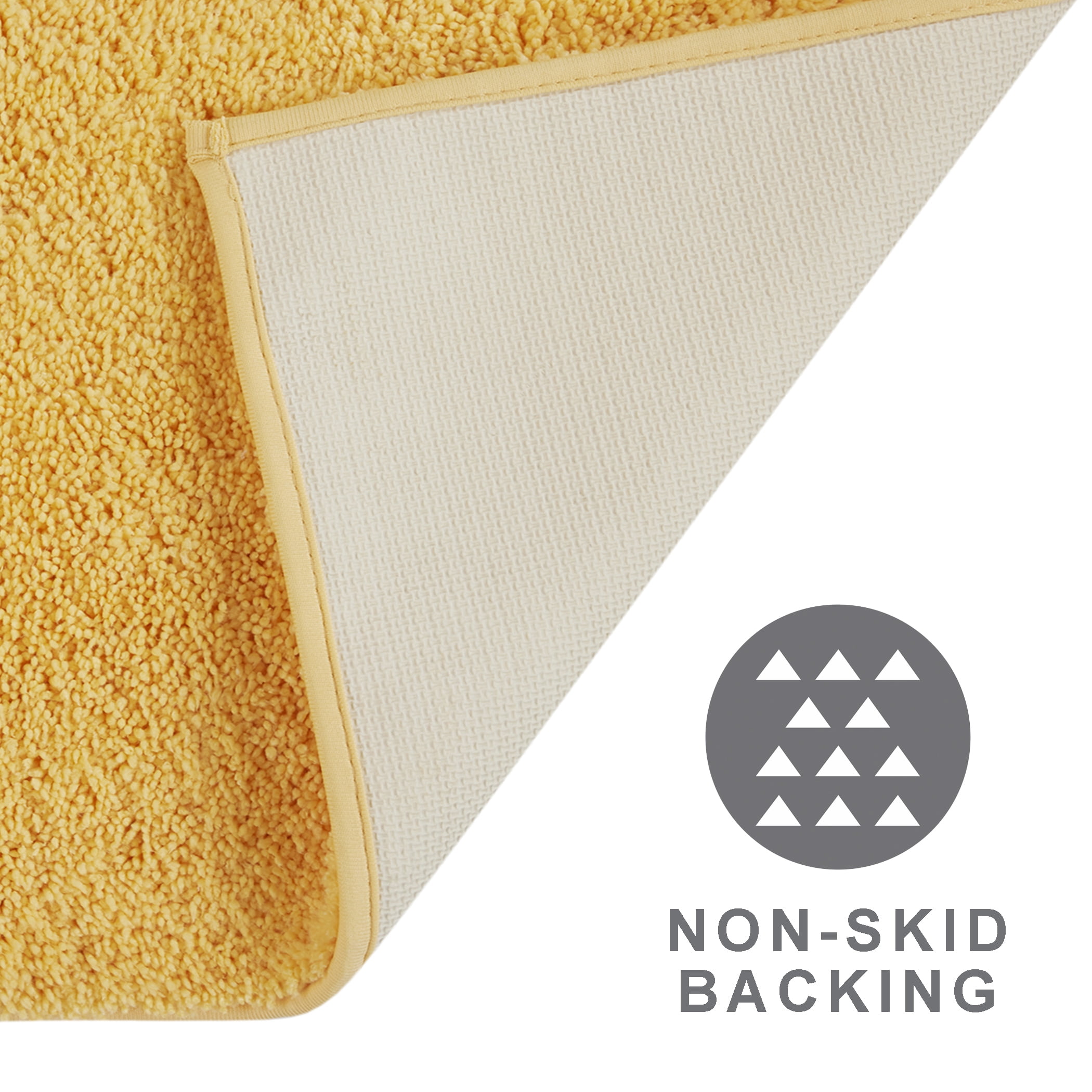Mainstays Performance Recycled Polyester Bath Rug 24x40" Golden Curry