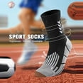 thumbnail image 5 of JSEMOY  Athletic Socks for Men Women with Cushion,Compression Crew Running Socks,4 Pairs Work Hiking Basketball Sport Socks, 5 of 6