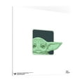 thumbnail image 3 of Gallery Pops Star Wars: The Mandalorian Season 3 - Grogu Mono-Line Wall Art, Unframed Version, 12" x 12", 3 of 5
