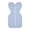 Blue Gingham, variant on Love To Dream Swaddle Up Original Sleep Sack, 4-Way Stretch, Cotton Blend, 1.0 TOG, Deep Olive Stars, Newborn
