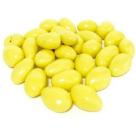 NY SPICE SHOP Lemon Creme Almonds - 08 Ounce - Lemon Almonds - Flavored Almonds - Covered Almonds