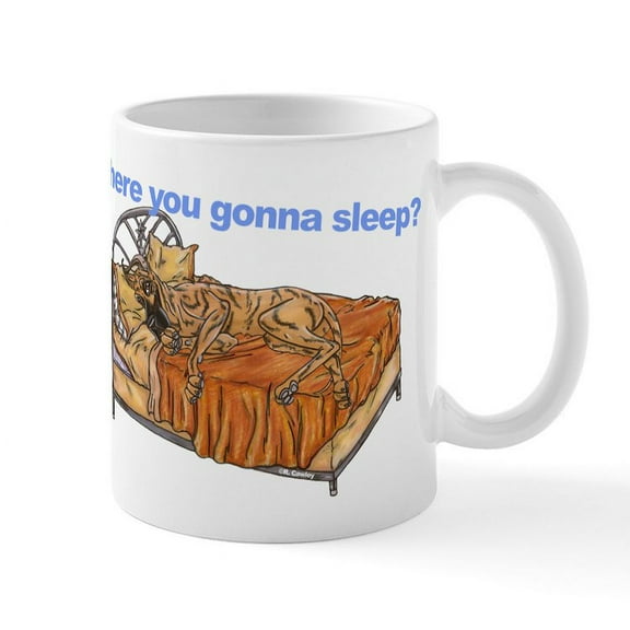 CafePress - Cbr Where You Gonna Sleep Mug - 11 oz Ceramic Mug - Novelty Coffee Tea Cup