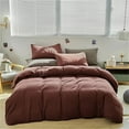 thumbnail image 3 of Bedding Comforter Brick Red - 3 Piece - Twin, 3 of 5