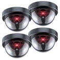 thumbnail image 1 of Dummy Security Camera,Fake Camera with Red LED Light,Realistic Wireless Surveillance System for Home Outdoor 4 Pack-jc, 1 of 5